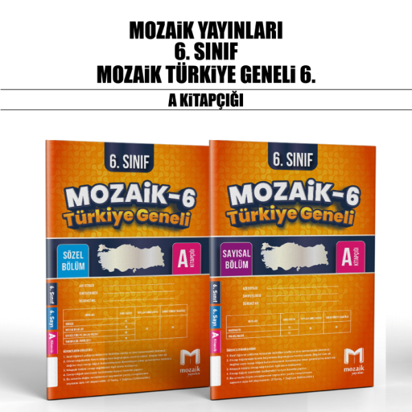 MOZAİK 06.SINIF TÜRKİYE GENELİ SAY/SÖZ 6-A -25-26